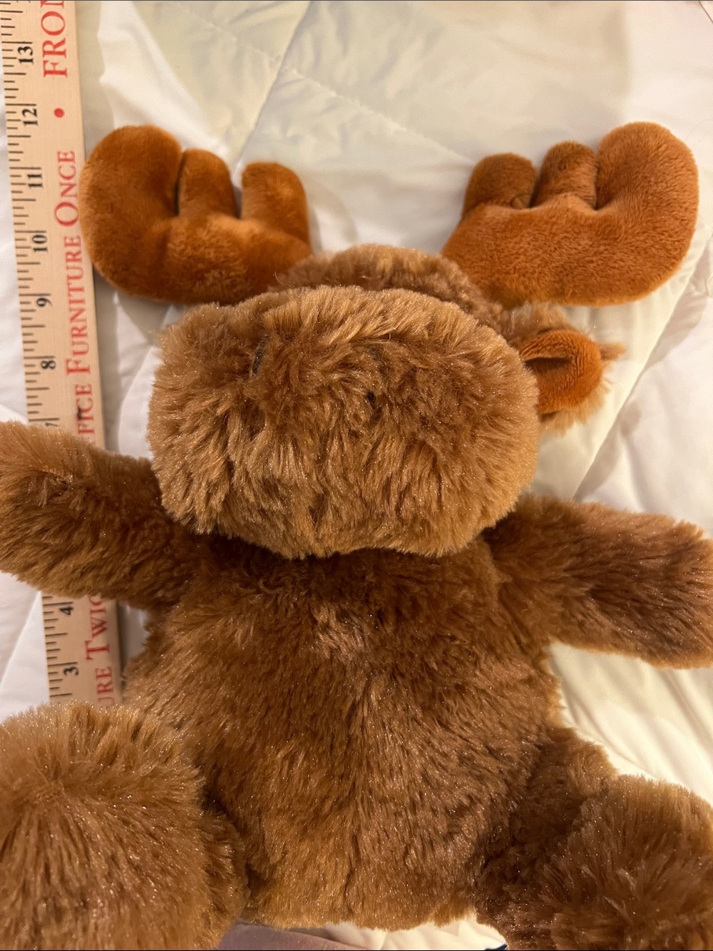 Brown Plush Moose Stuffed Animal - 21 inches tall